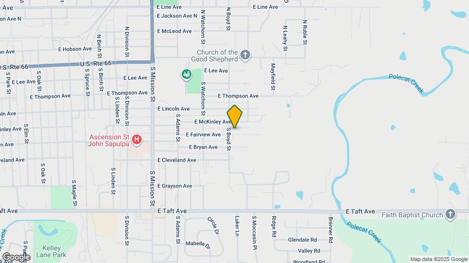 1407 E Fairview Ave Map and Location Details