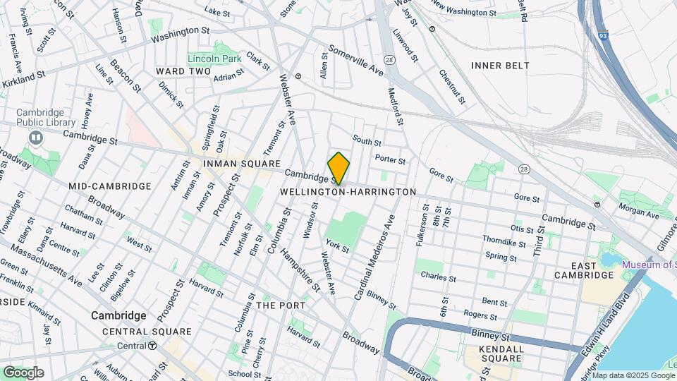 94 Willow St, Unit 102 Map and Location Details