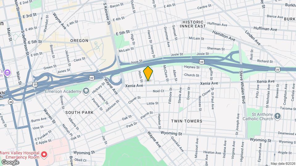 323 Xenia Ave Map and Location Details