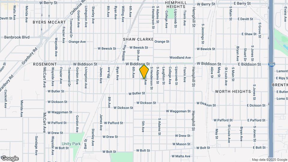 3604 Baldwin Ave Map and Location Details
