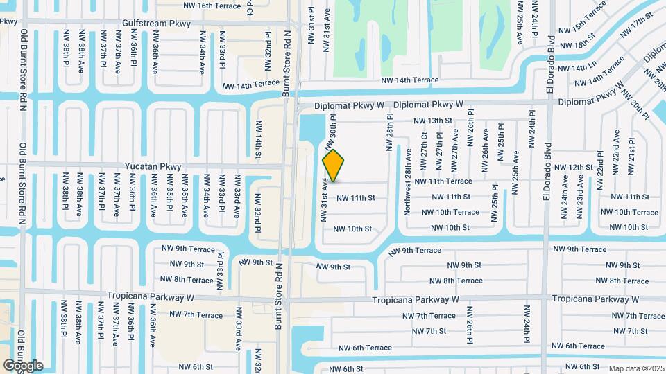 3002 NW 11th Terrace Map and Location Details