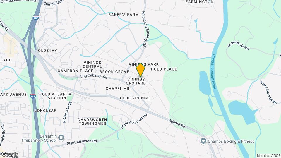 2750 Vinings Orchard Cir SE Map and Location Details