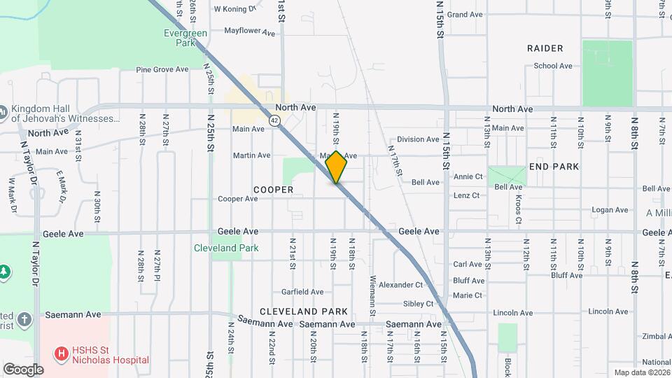 2320 Calumet Dr Map and Location Details