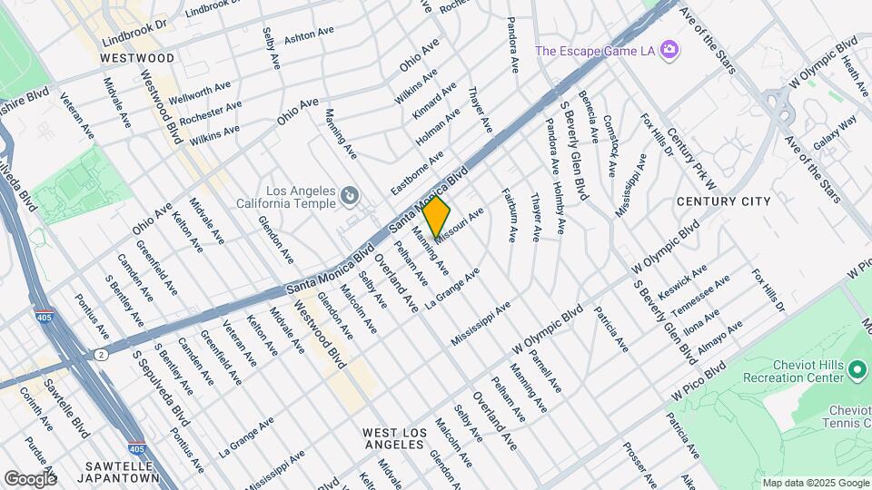 10650 Missouri Ave Map and Location Details
