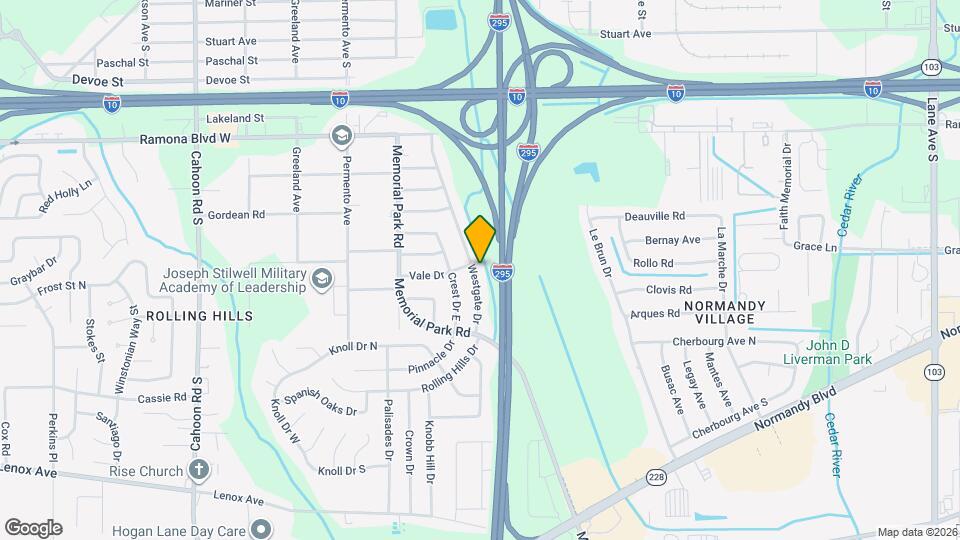 909 Westgate Dr Map and Location Details