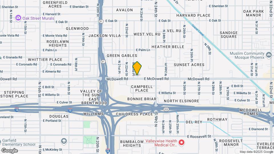 Papago Trailer Park Mapa y Detalles de la Ubicación
