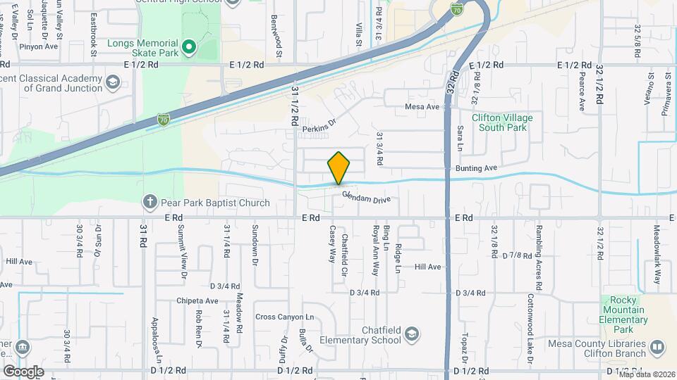 3164 1/2 Glendam Drive Mapa y Detalles de la Ubicación