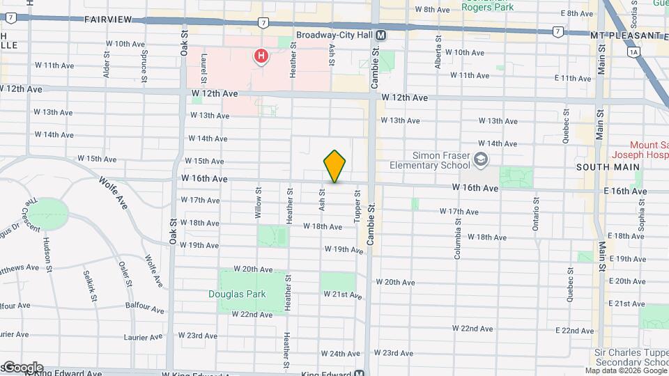 584 16th Av W Map and Location Details
