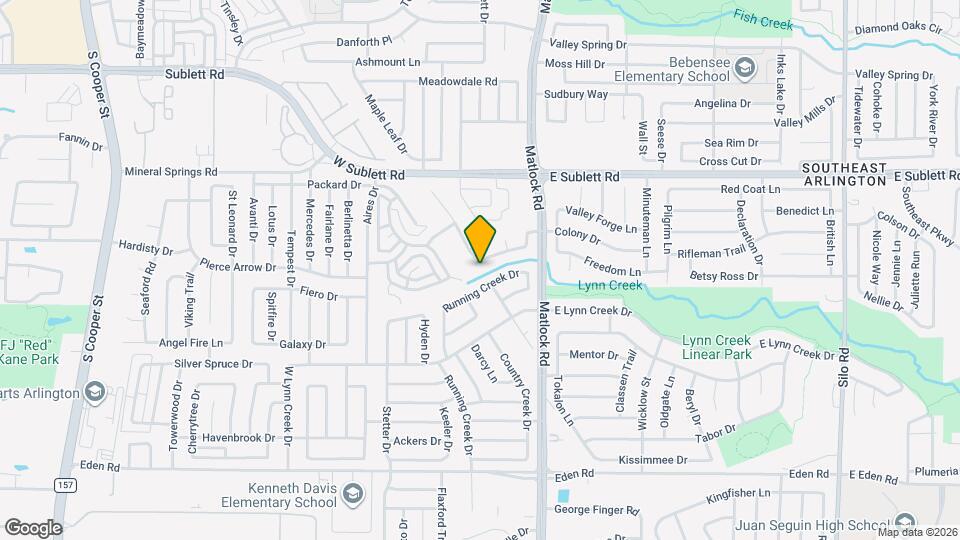 736 W Colony Dr Map and Location Details