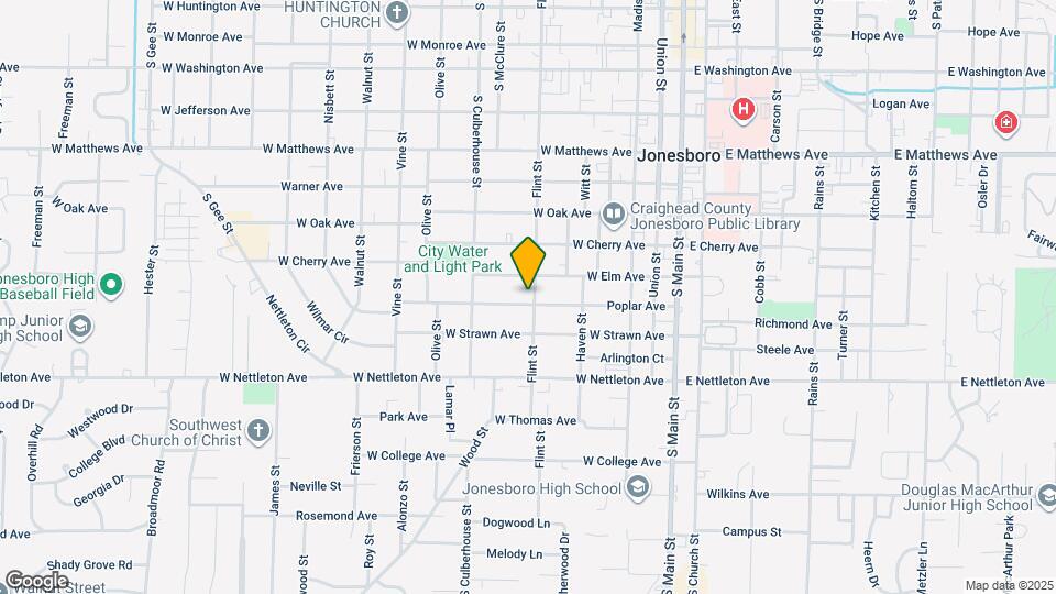 1209 Flint St Map and Location Details