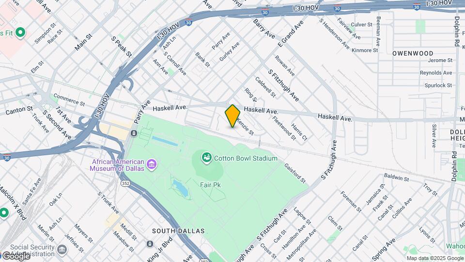 1319 Fletcher St Map and Location Details