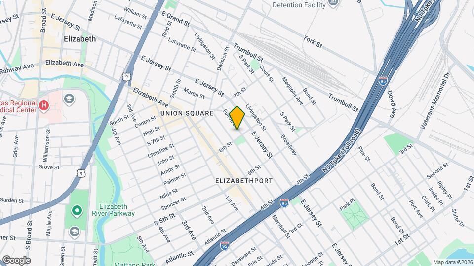 606 Fulton St Map and Location Details