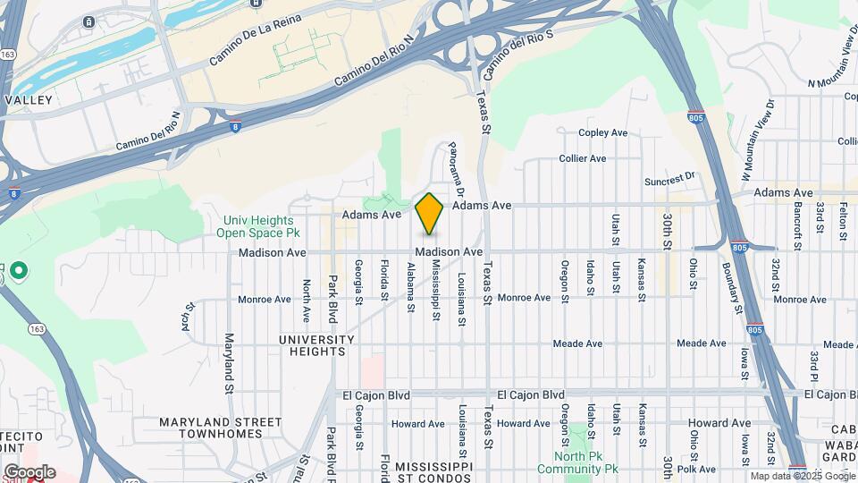 4624 Mississippi St Map and Location Details