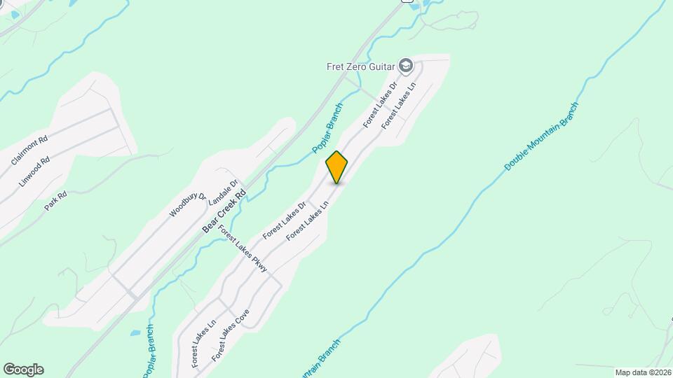 2322 Forest Lakes Ln Map and Location Details