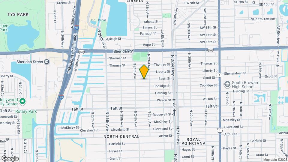 2318 Scott St Map and Location Details