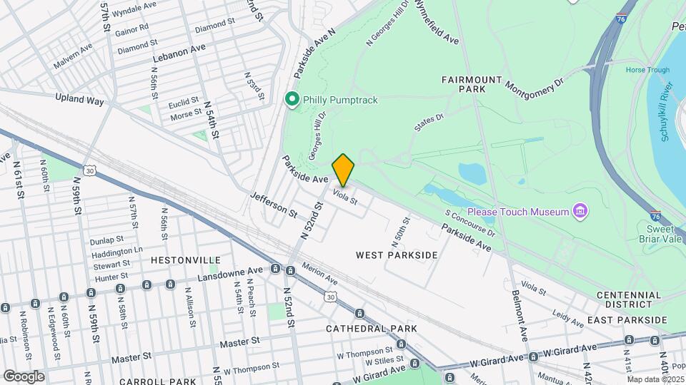 1721 N Creighton St Map and Location Details