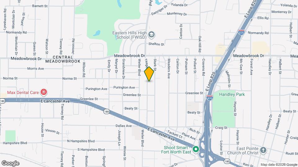 2515 Yeager St Map and Location Details