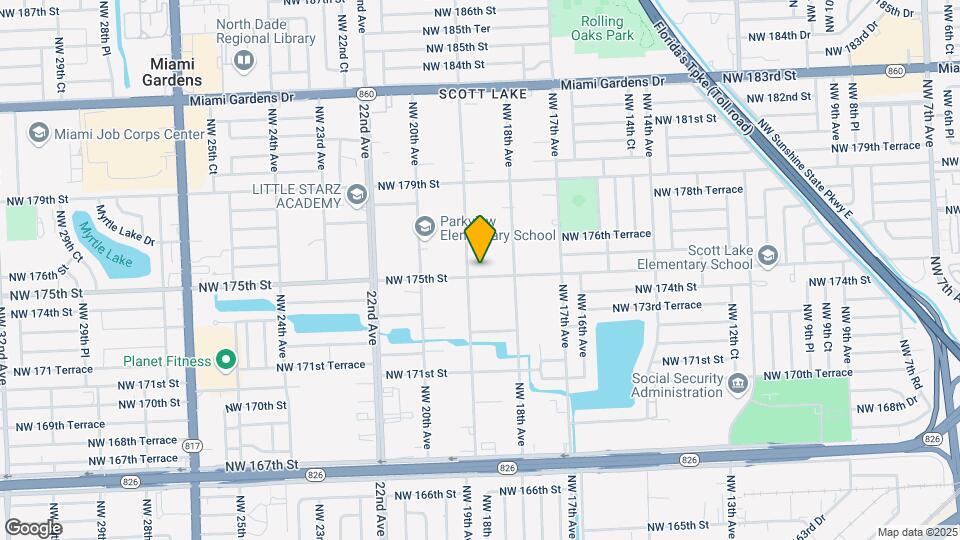 1895 NW 175th St Map and Location Details