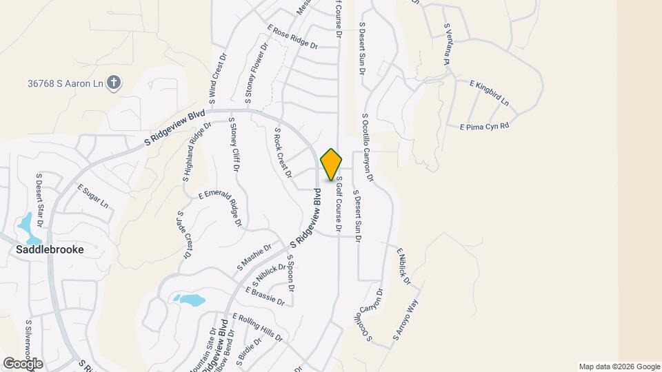 37248 S Golf Course Dr Map and Location Details