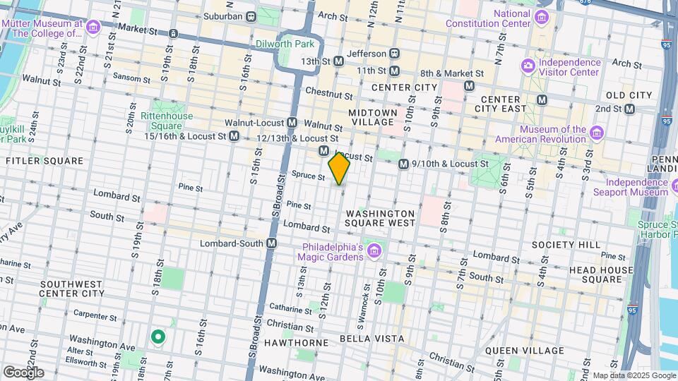 308 S 12th St Map and Location Details