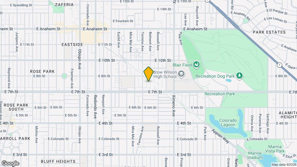 749 Belmont Ave Map and Location Details