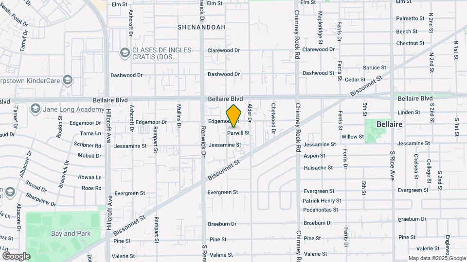 5724 1/2 Parwill St Map and Location Details