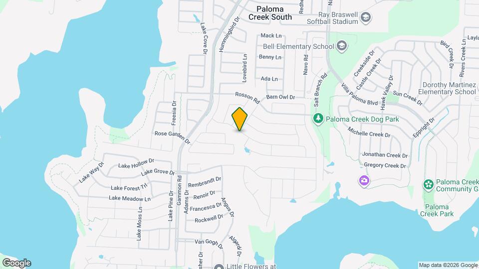 1500 Yellowthroat Dr Map and Location Details