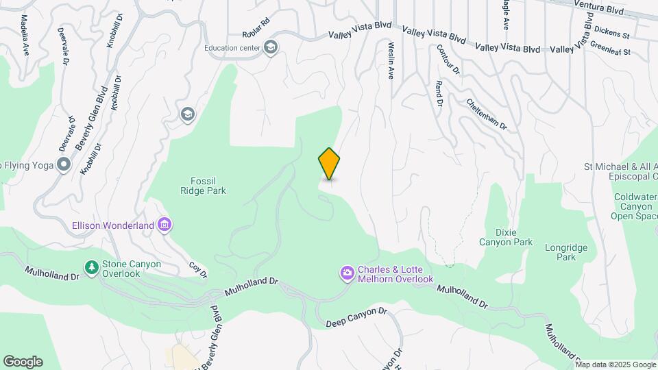 3685 Benedict Canyon Ln Map and Location Details