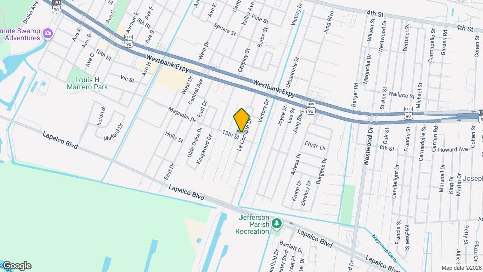 1134 Le Compte Dr Map and Location Details