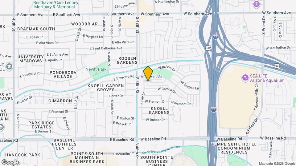 4422 S Park Dr Map and Location Details