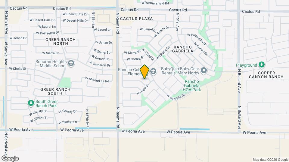 15378 W Shangri La Rd Map and Location Details