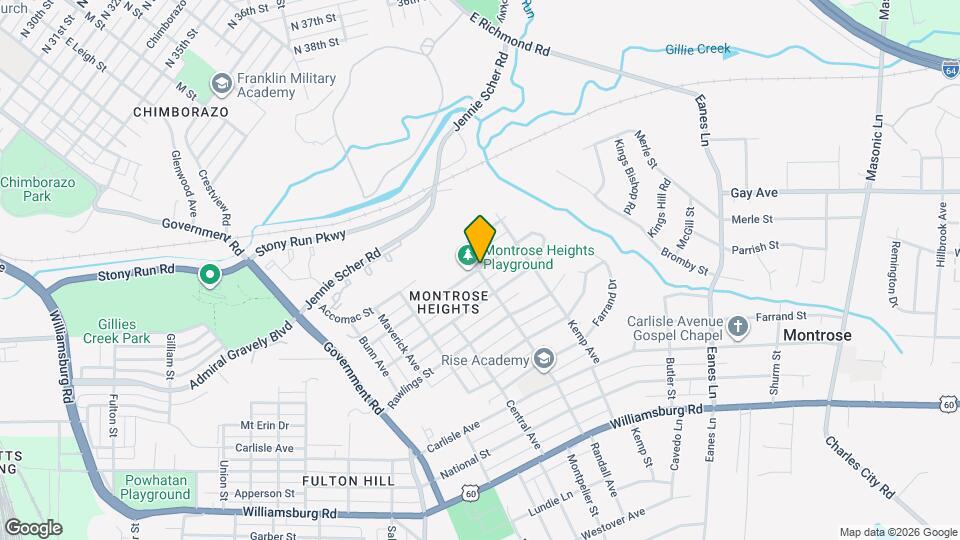 2205 Fenton St Map and Location Details