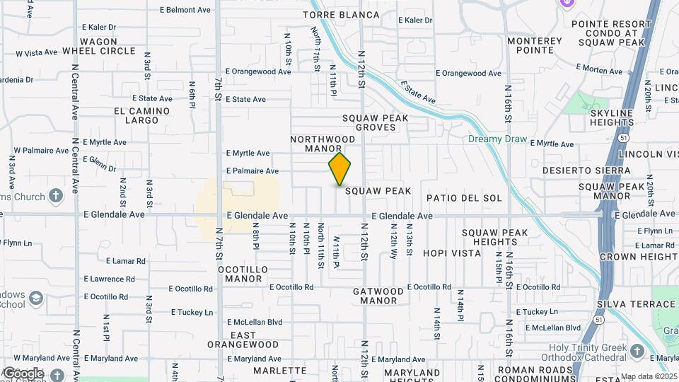 7035 N 11th Pl Map and Location Details