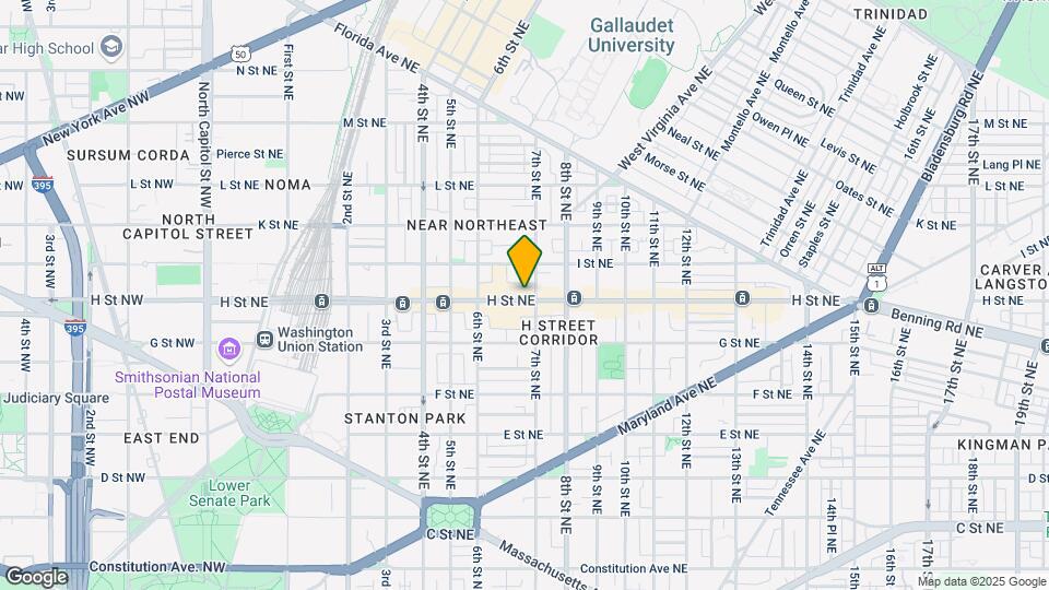 646 H St NE Map and Location Details