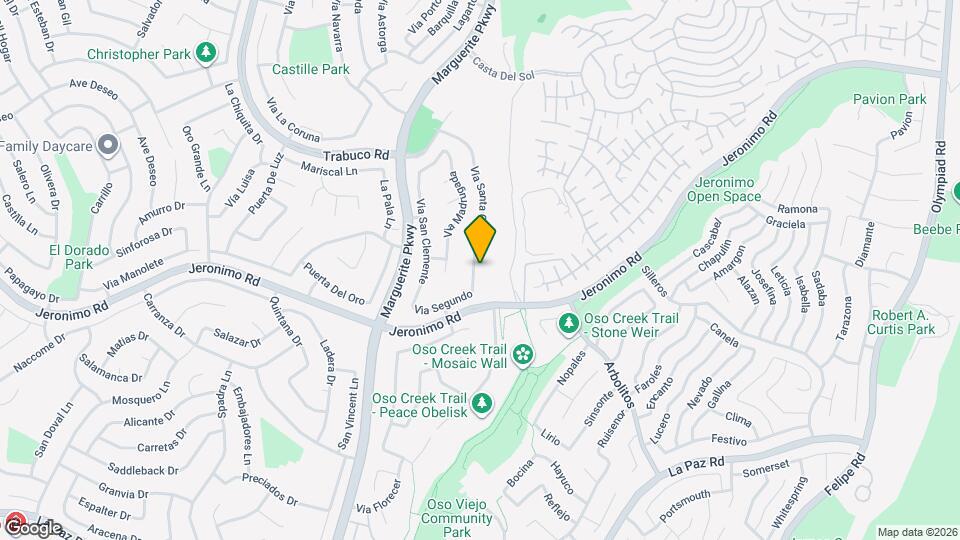 24362 Via Santa Clara Map and Location Details