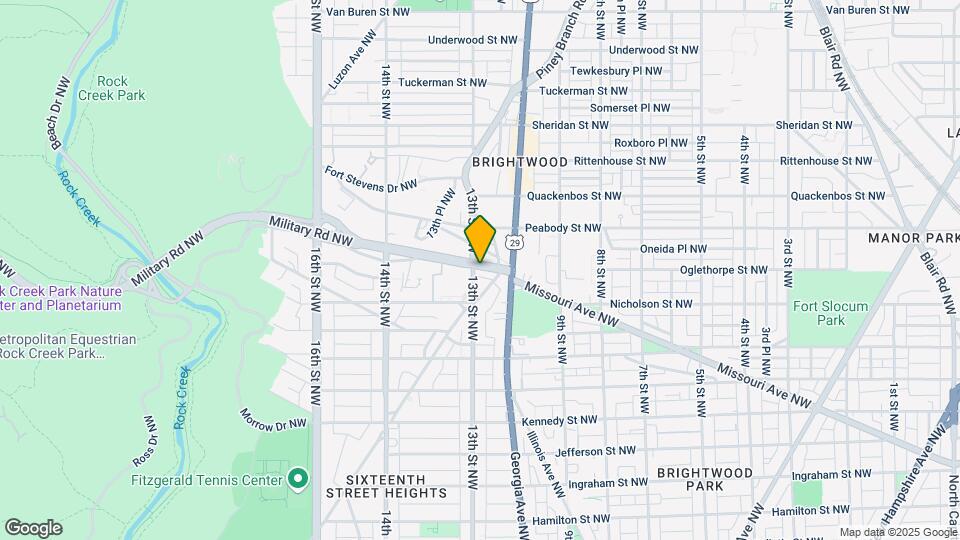1224 Missouri Ave NW Map and Location Details