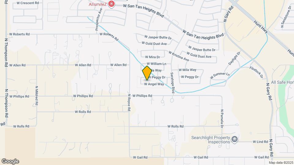 2892 W Angel Way Map and Location Details