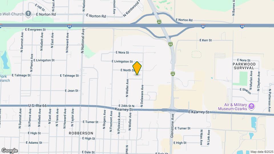 1535 E Talmage St Map and Location Details