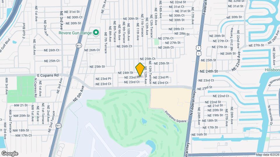 1120 NE 23rd Pl Map and Location Details