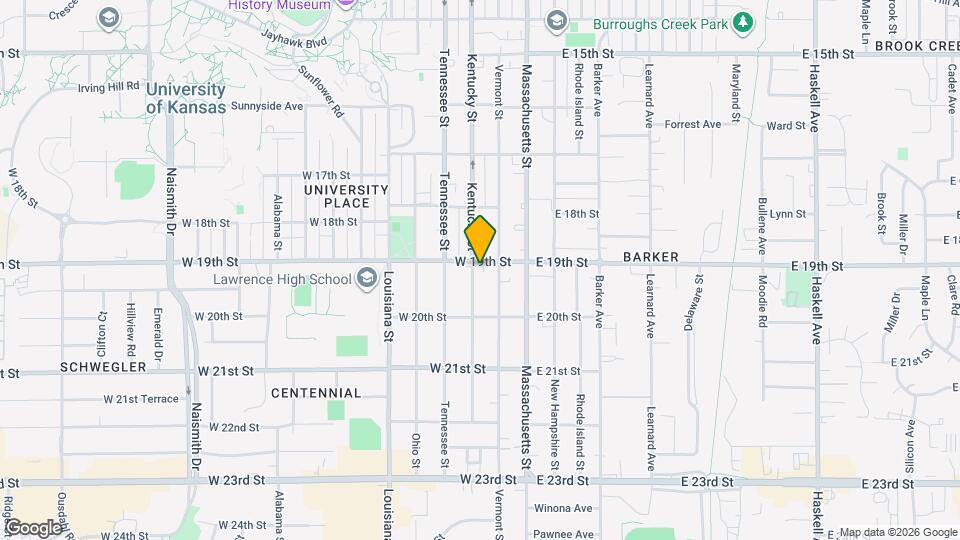 1902 Kentucky St, Unit B Map and Location Details