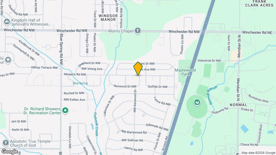 2200 Norwood Dr NW Map and Location Details