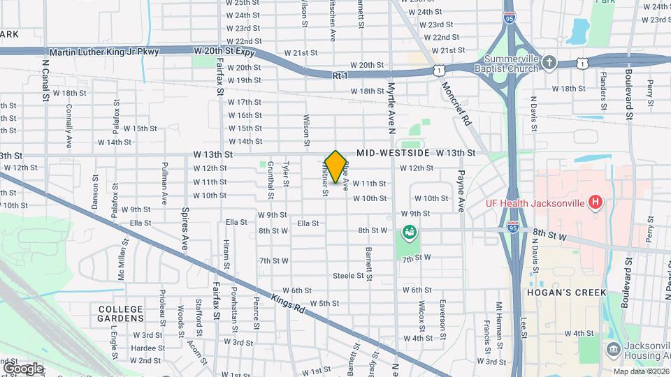 1478 W 11th St Map and Location Details