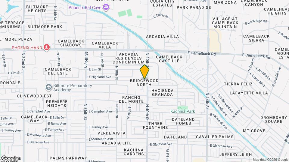 4656 N 40th St Map and Location Details