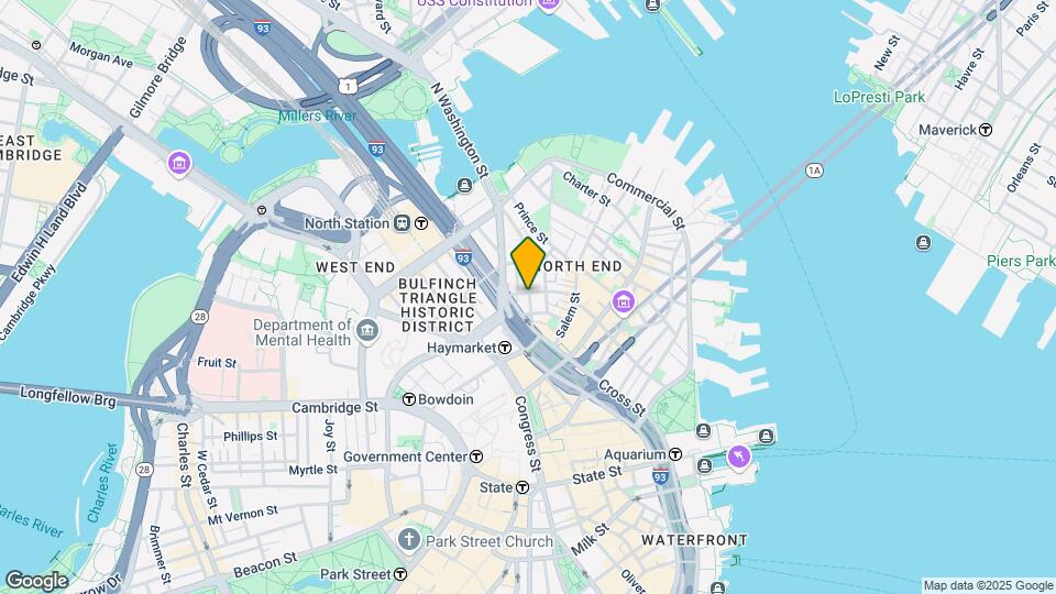 150 Endicott St, Unit 12 Map and Location Details