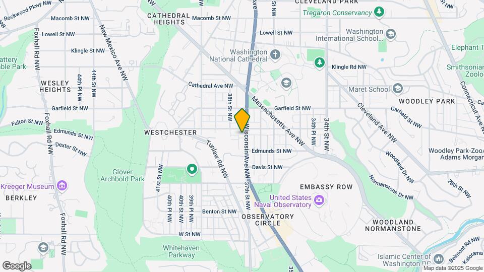 2720 Wisconsin Ave, Unit 302 Map and Location Details