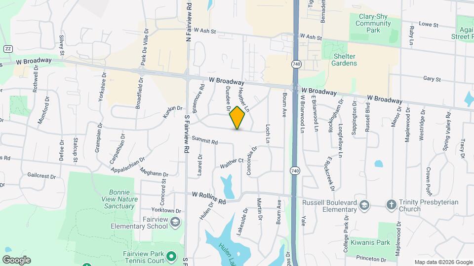 2502 Braemore Rd Map and Location Details