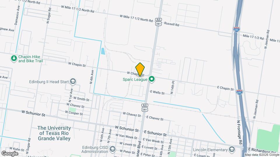 1311 Bodark Dr Map and Location Details