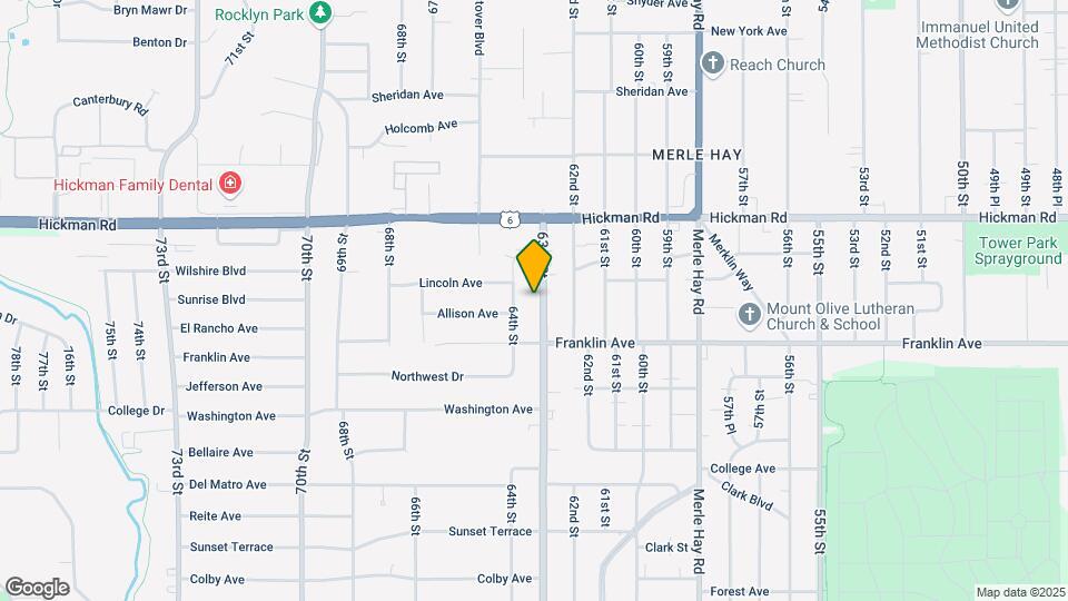 1938 63rd St Map and Location Details