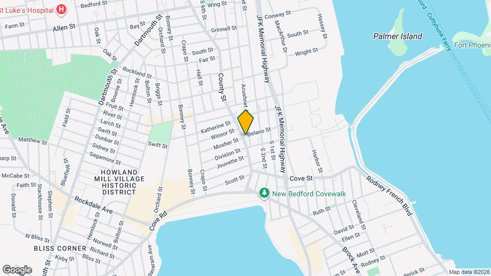 98 County St Map and Location Details