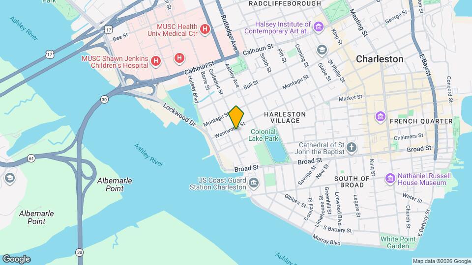 9 Gadsden St, Unit Unit A (first floor) Mapa y Detalles de la Ubicación